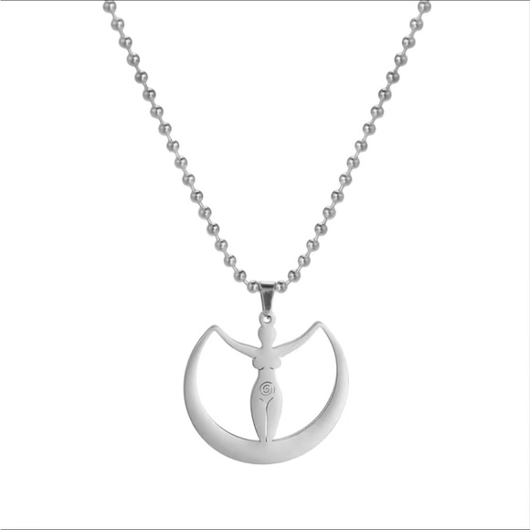 Stainless steel Goddess Necklace - Picture 4 of 4